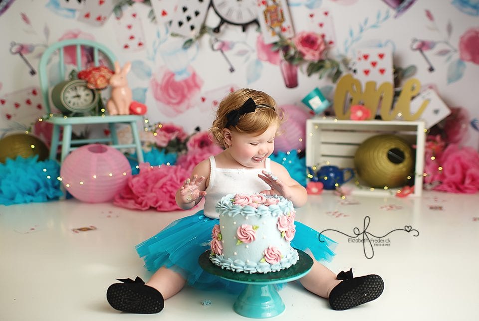 Alice In Wonderland Cake Smash NYC