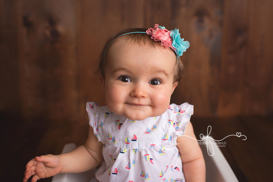 Eva | 8 Month Milestone | CT Baby Photographer
