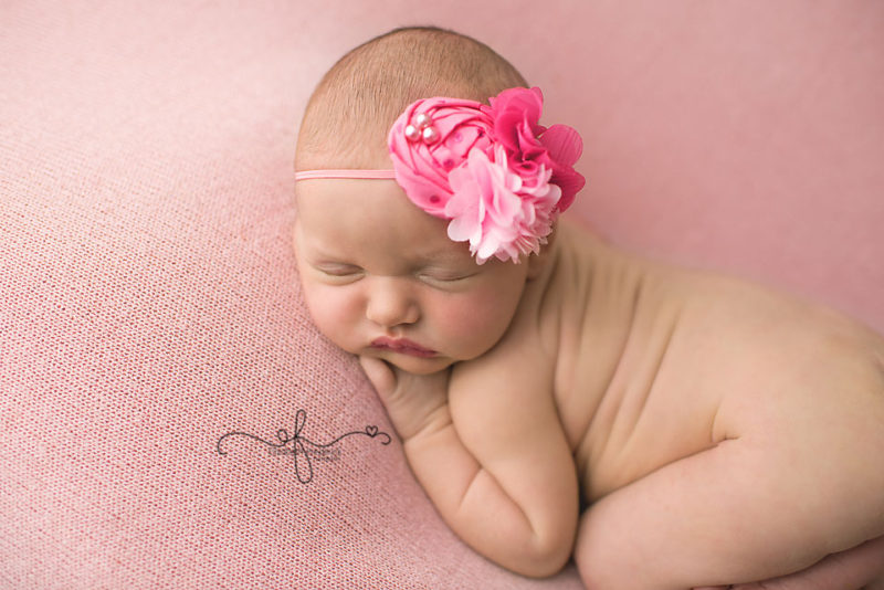 Newborn Baby Girl Photography Session | CT Newborn Photographer Elizabeth Frederick photography. Colorful & Vibrant Newborn Photography