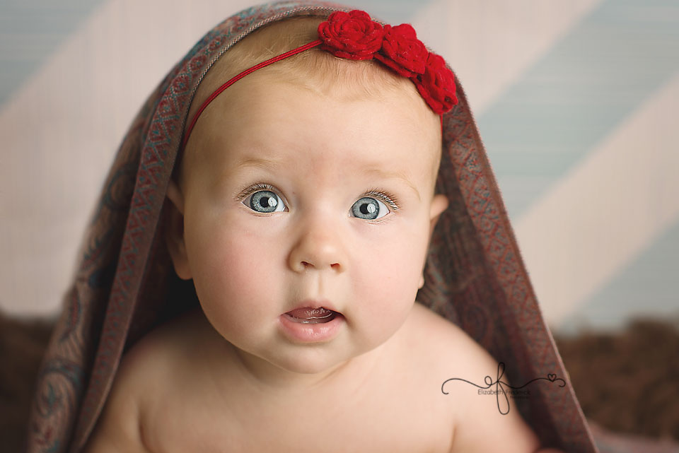 6 Month Milestone | CT Baby Photographer Elizabeth Frederick Photography