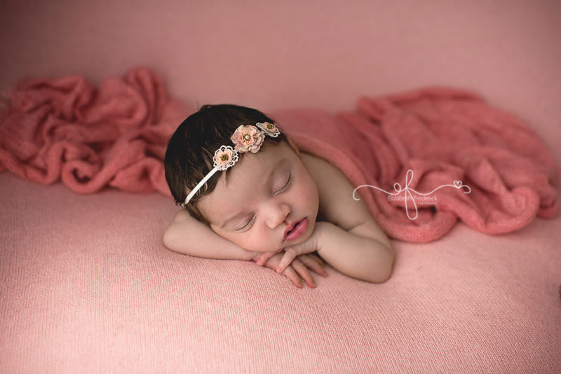 Girl Newborn Session | CT Newborn Photographer Elizabeth Frederick Photography