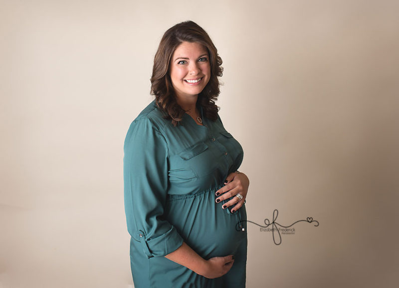 Studio Maternity Photographer | Portland CT Maternity Photographer Elizabeth Frederick Photography