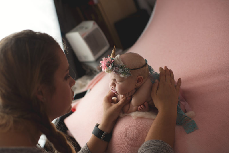 Behind the Scenes Newborn Photographer Elizabeth Frederick Photography