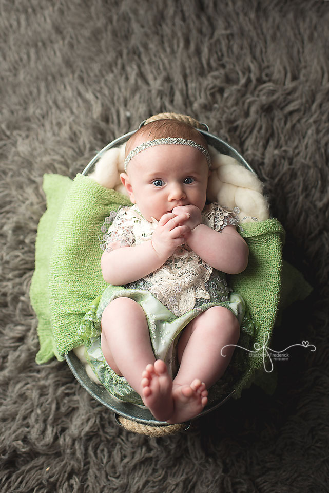 3 month milestone baby photography session | CT Baby Photographer Elizabeth Frederick Photography