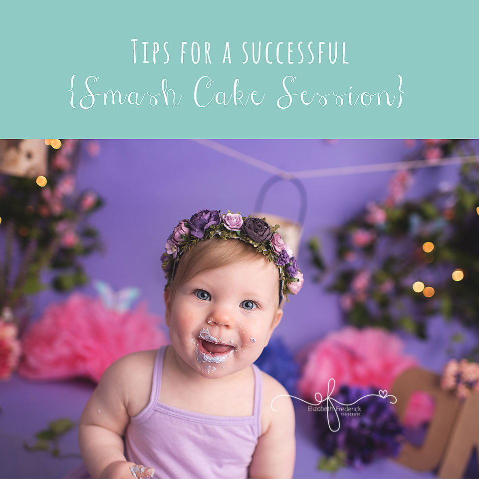 tips for a successful smash cake Photography session with CT Smash Cake Photographer Elizabeth Frederick Photography 