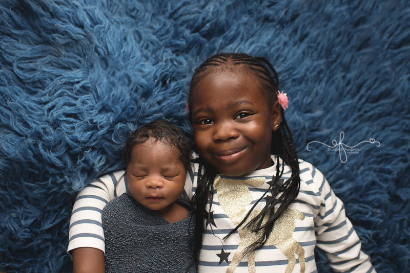 Vibrant Newborn Photography | Navy & Blue Boy Newborn Photography | CT Newborn photographer Elizabeth Frederick Photography
