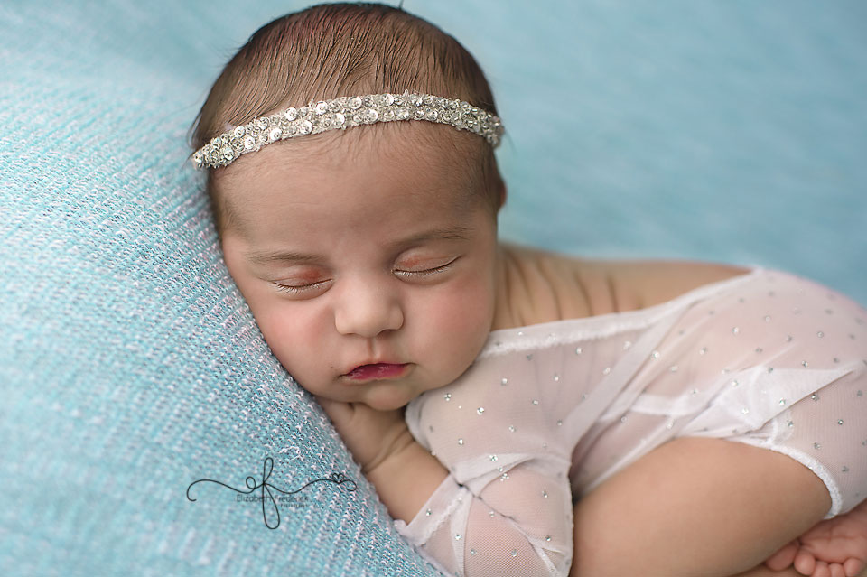 Zada | Snow Themed Newborn Session | Winter Newborn baby | Meriden CT Newborn Photographer
