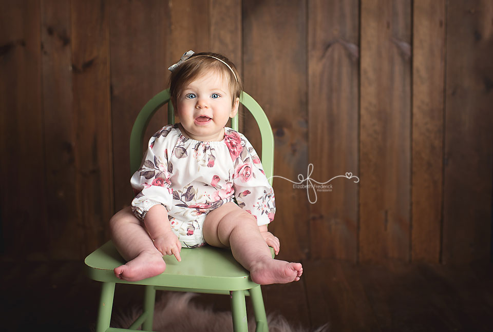 9 Month Mini Milestone session CT baby Photographer Elizabeth Frederick Photography