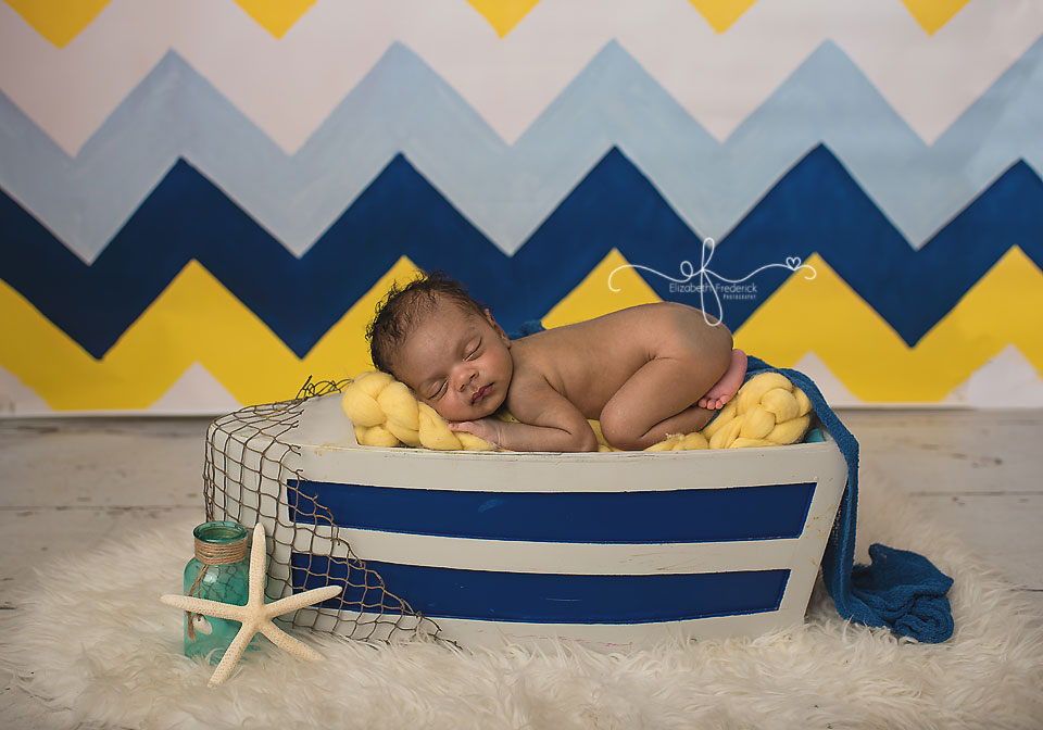 Nautical Newborn photography session CT Newborn Photographer Elizabeth Frederick Photography