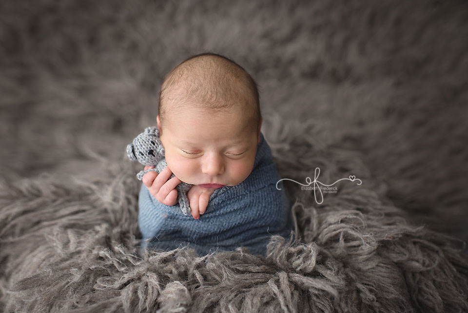 Potato sack pose CT Newborn Photographer