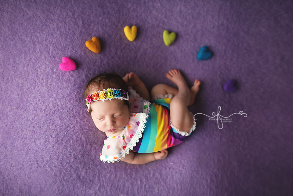 Rainbow baby | CT Newborn Photographer Elizabeth Frederick Photography