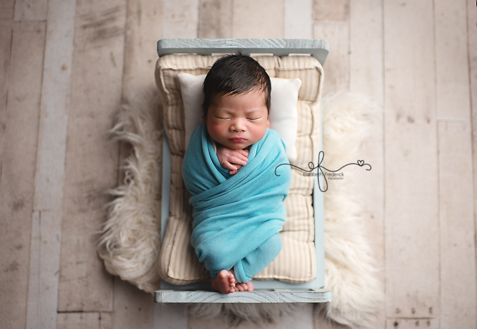 Newborn Bed Prop | Newborn Photography in CT | CT Newborn Photography Elizabeth Frederick Photography