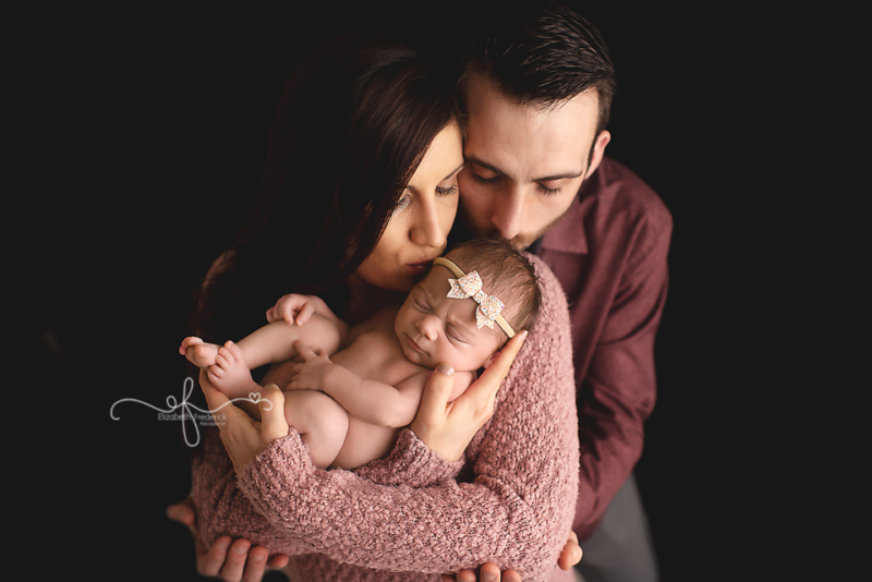 Family pose | CT Newborn Photographer