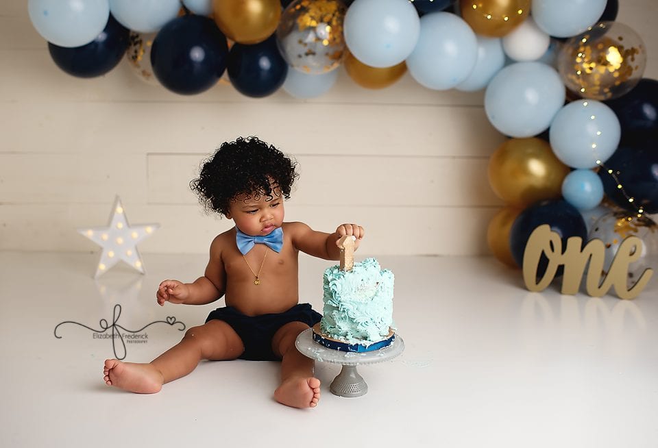 Baby 1st Birthday Backdrop Sweet Balloon Cake Smash Party