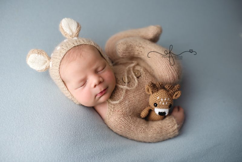 reindeer newborn | ct newborn photography elizabeth frederick photography