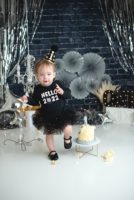 New Years Even Smash Cake First Birthday Photographer | CT Smash Cake Photographer Elizabeth Frederick Photography