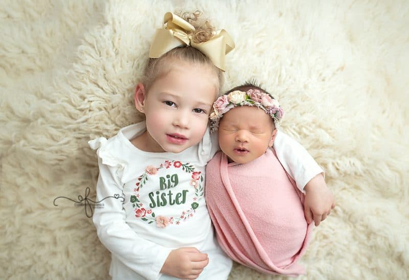 Sibling with newborn | CT Newborn Photography | CT Newborn photographer