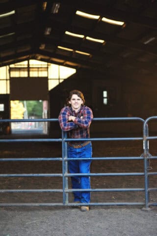 HM-Senior-40 Relaxed senior photography session on a Connecticut farm