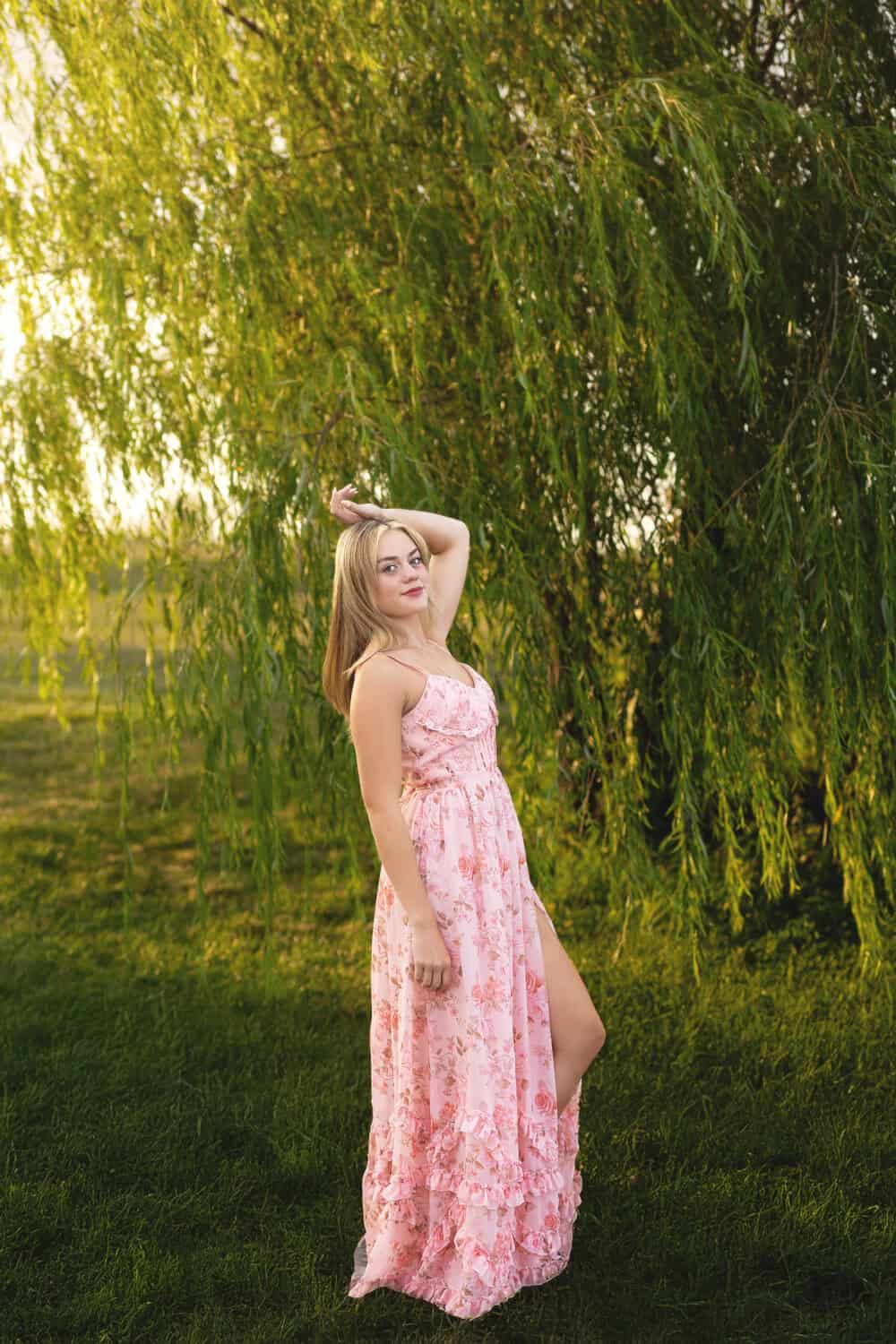 Connecticut High School Senior Photographer at Gouveia Vineyard for senior photo session